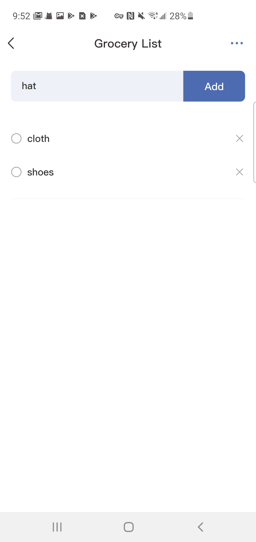 Lists App 2