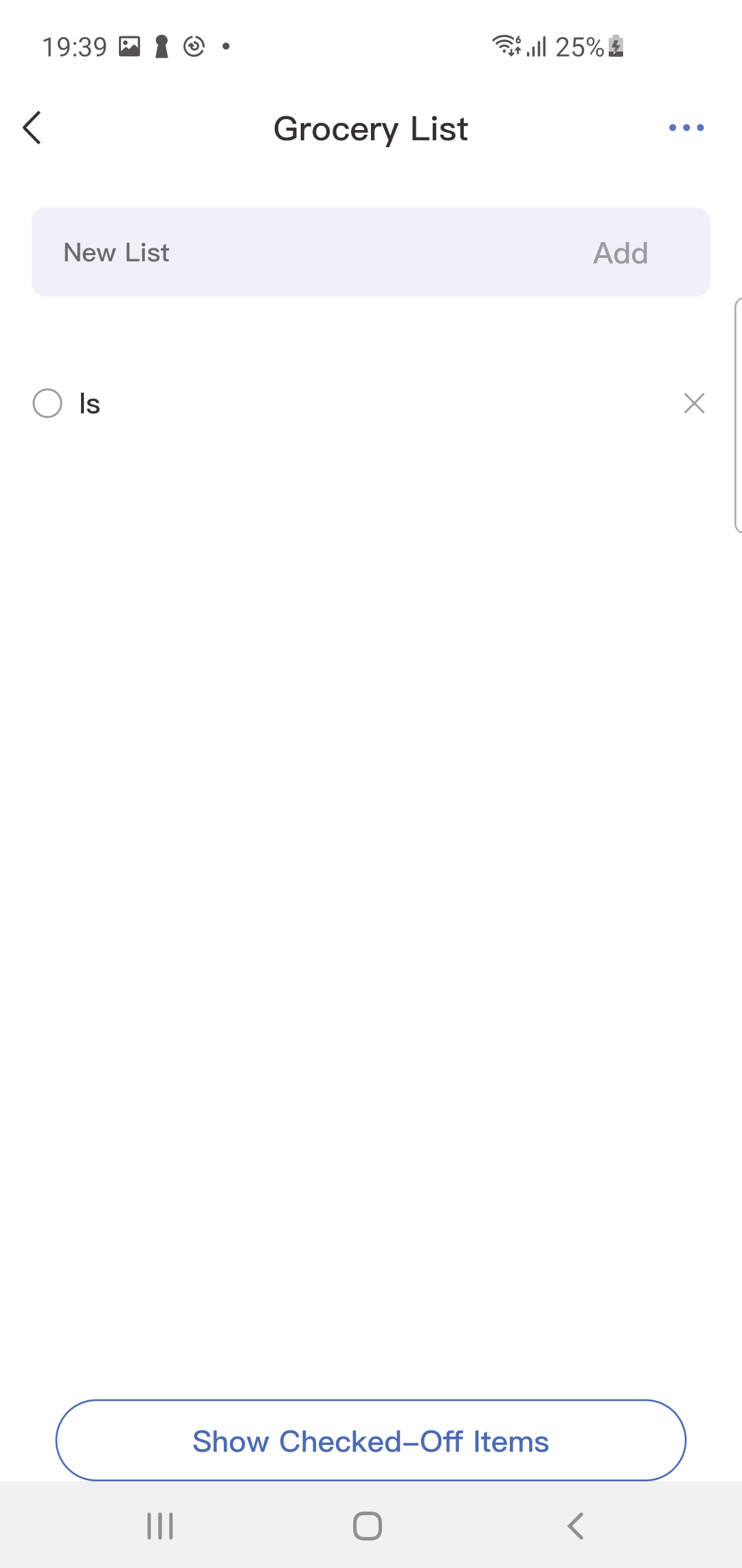 Lists App 2