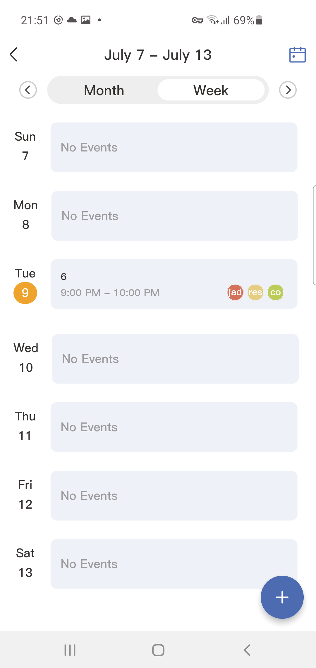 Week View