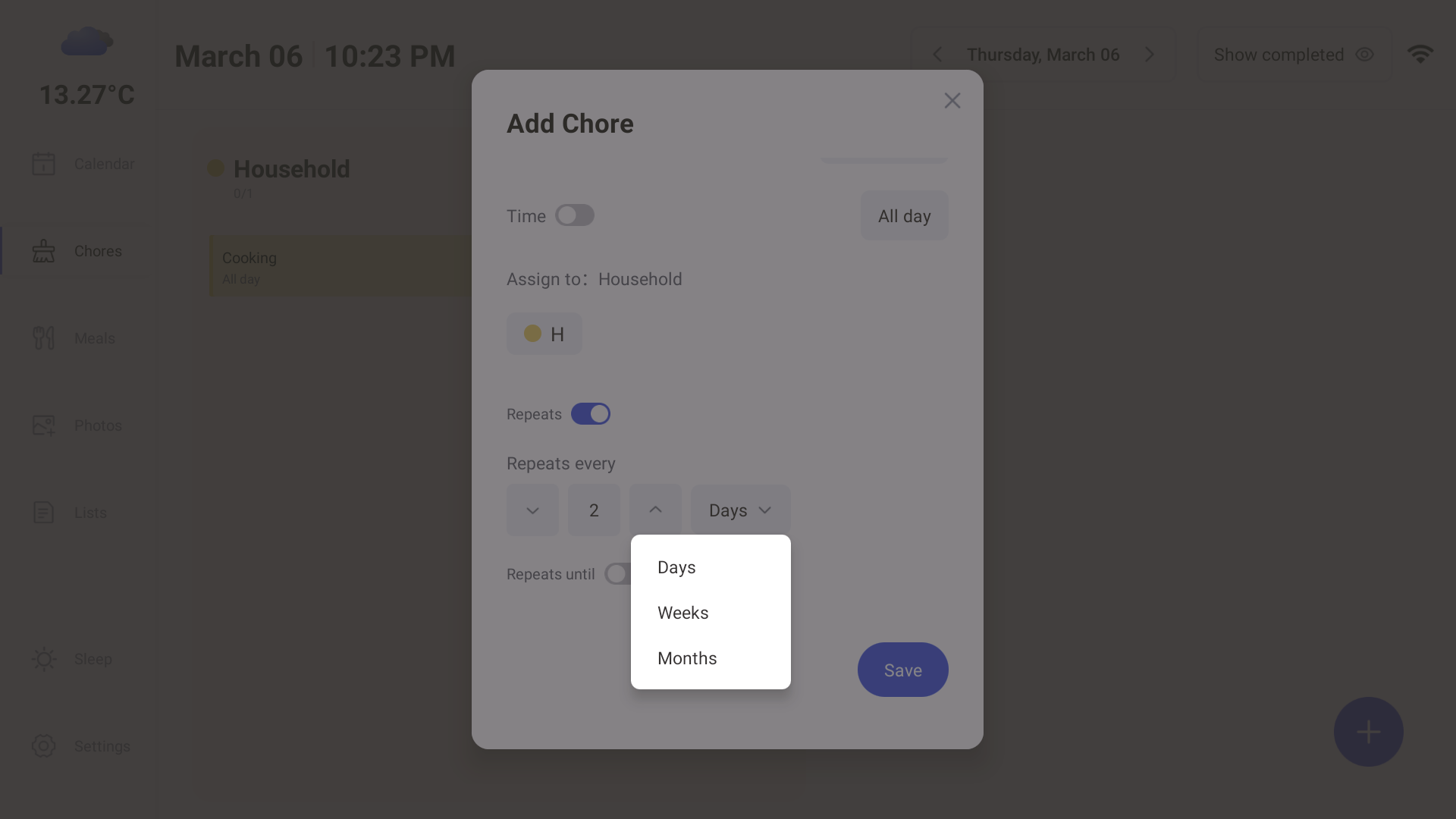 Create Chore 2