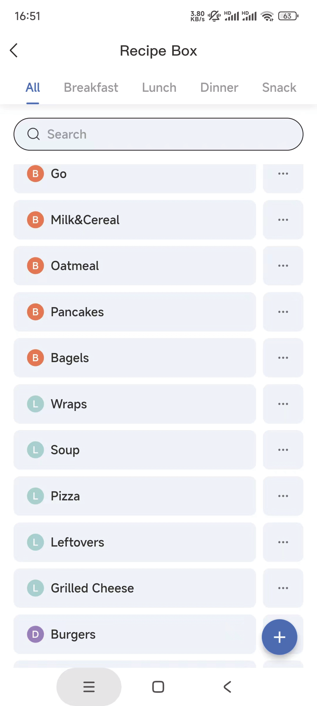 Meal Plan 1
